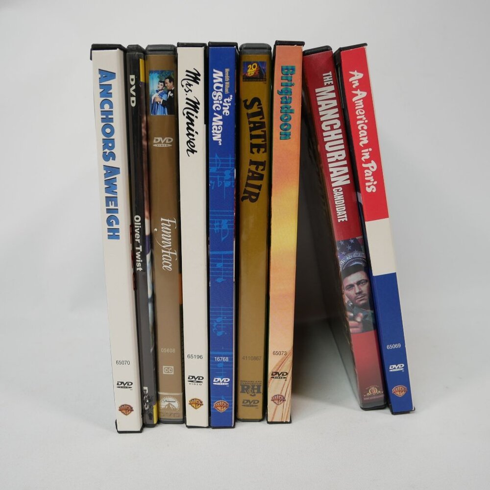 Classic Movie DVD Lot Of 9 - Great Selection of Classic Movies TESTED